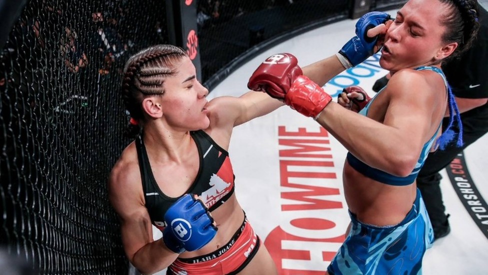 Após vencer top 5 do Bellator, Ilara Joanne quer emplacar mais vitórias para chegar ao topo da divisão